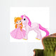 Cute Princess and Unicorn 