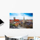 Neues Rathaus Glockenspiel, Frauenkirche Bavaria Wall Mural