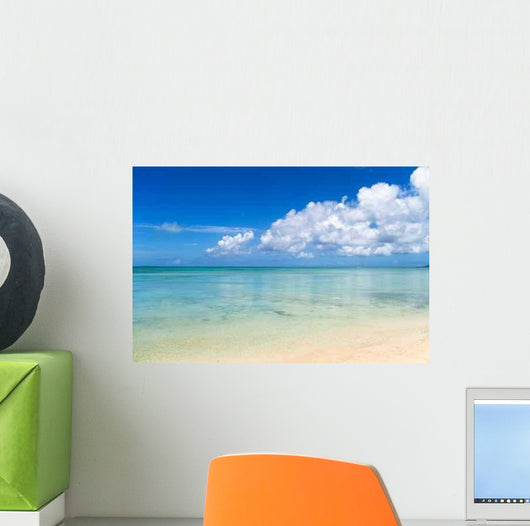 Peaceful Day Peaceful Beach Wall Decal