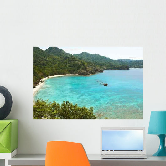 Ship Wreck Shallows Wall Decal