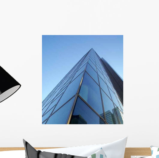 Steel Glass Buildings Wall Decal