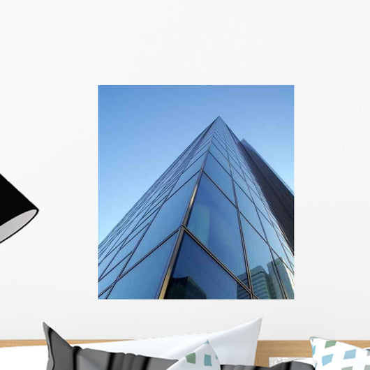 Steel Glass Buildings Wall Decal