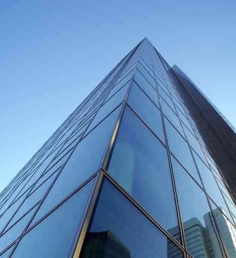 Steel Glass Buildings Wall Decal