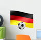 Football with German Flag Wall Decal