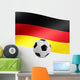 Football with German Flag Wall Decal