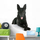 Black German Shepherd Wall Decal