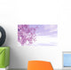 Spring scene. Blossoming cherry trees Wall Mural