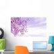 Spring scene. Blossoming cherry trees Wall Mural