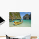 Long Boat Phi Phi Wall Decal