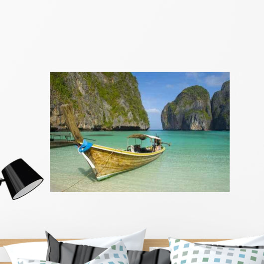 Long Boat Phi Phi Wall Decal