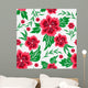 Flower Seamless Pattern Wall Decal