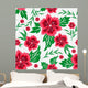 Flower Seamless Pattern Wall Decal