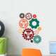 Gears design Wall Mural