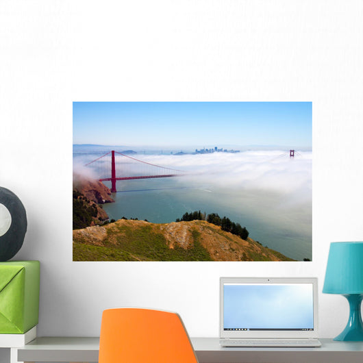 Golden Gate Bridge Wall Decal Design 1