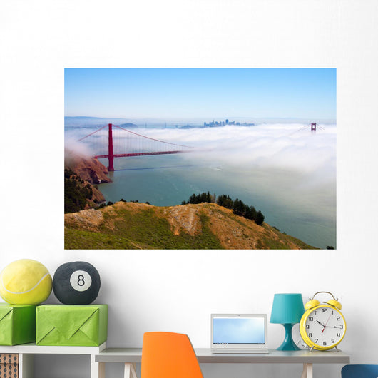Golden Gate Bridge Wall Decal Design 1