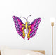 Colorful butterfly posing and smiling 