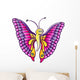 Colorful butterfly posing and smiling 