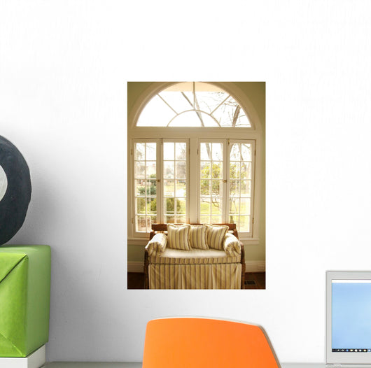 couch in window light Wall Mural
