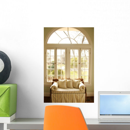 couch in window light Wall Mural