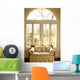 couch in window light Wall Mural