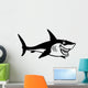 Cartoon Shark Black White 