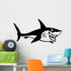 Cartoon Shark Black White 