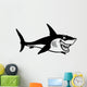 Cartoon Shark Black White 