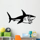 Cartoon Shark Black White 
