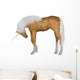 Palomino Unicorn Head down Wall Decal
