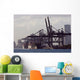 ships in a port Wall Mural