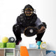 Catcher Baseball Player Wall Decal