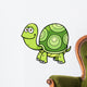 Vector illustration of Cartoon turtle Wall Decal