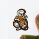 snake and tiger Wall Decal