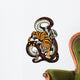 snake and tiger Wall Decal