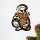 snake and tiger Wall Decal