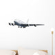 Großraumflugzeug, Jumbo Jet, Flugzeug, freigestellt Wall Decal