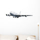 Großraumflugzeug, Jumbo Jet, Flugzeug, freigestellt Wall Decal