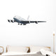 Großraumflugzeug, Jumbo Jet, Flugzeug, freigestellt Wall Decal