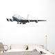 Großraumflugzeug, Jumbo Jet, Flugzeug, freigestellt Wall Decal