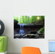 waterfall and sunset Wall Mural