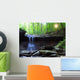 waterfall and sunset Wall Mural