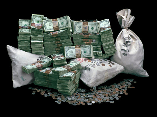 Pile Of Money Wall Mural