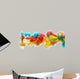 Colorful ink in water Wall Mural