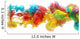 Colorful ink in water Wall Mural