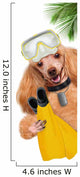 Dog Diver. Wall Decal