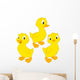 Cartoon Baby Ducks Wall Decal