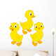 Cartoon Baby Ducks Wall Decal