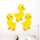 Cartoon Baby Ducks Wall Decal