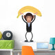 Business Monkey Holding a Banana 
