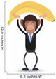 Business Monkey Holding a Banana 